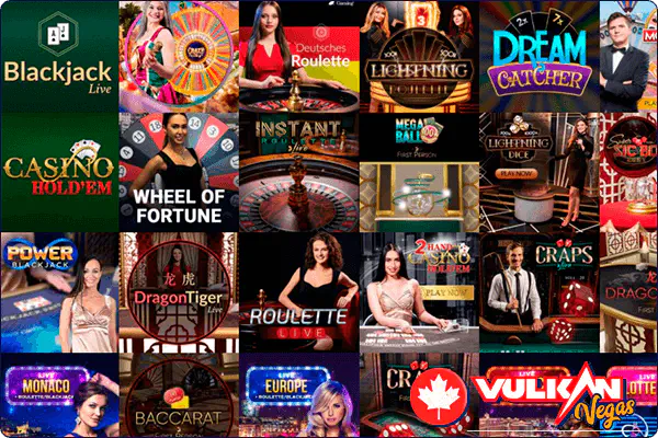 Imaginea apariției categoriei de cazino live
